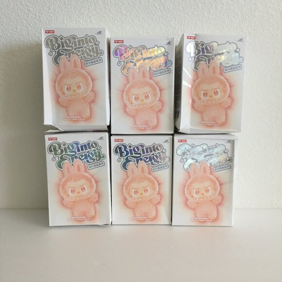 Pop Mart Labubu v3 Big into Energy Series Vinyl Pendant Set of 6 (Authentic) - Picture 2 of 16